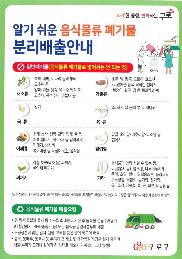 음식물류폐기물 분리배출 안내문1